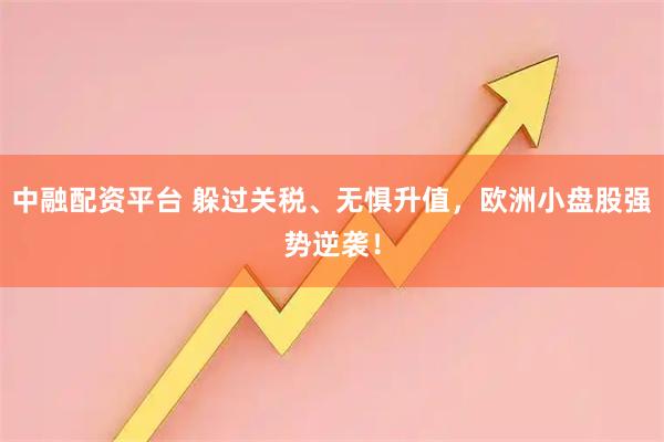 中融配资平台 躲过关税、无惧升值，欧洲小盘股强势逆袭！